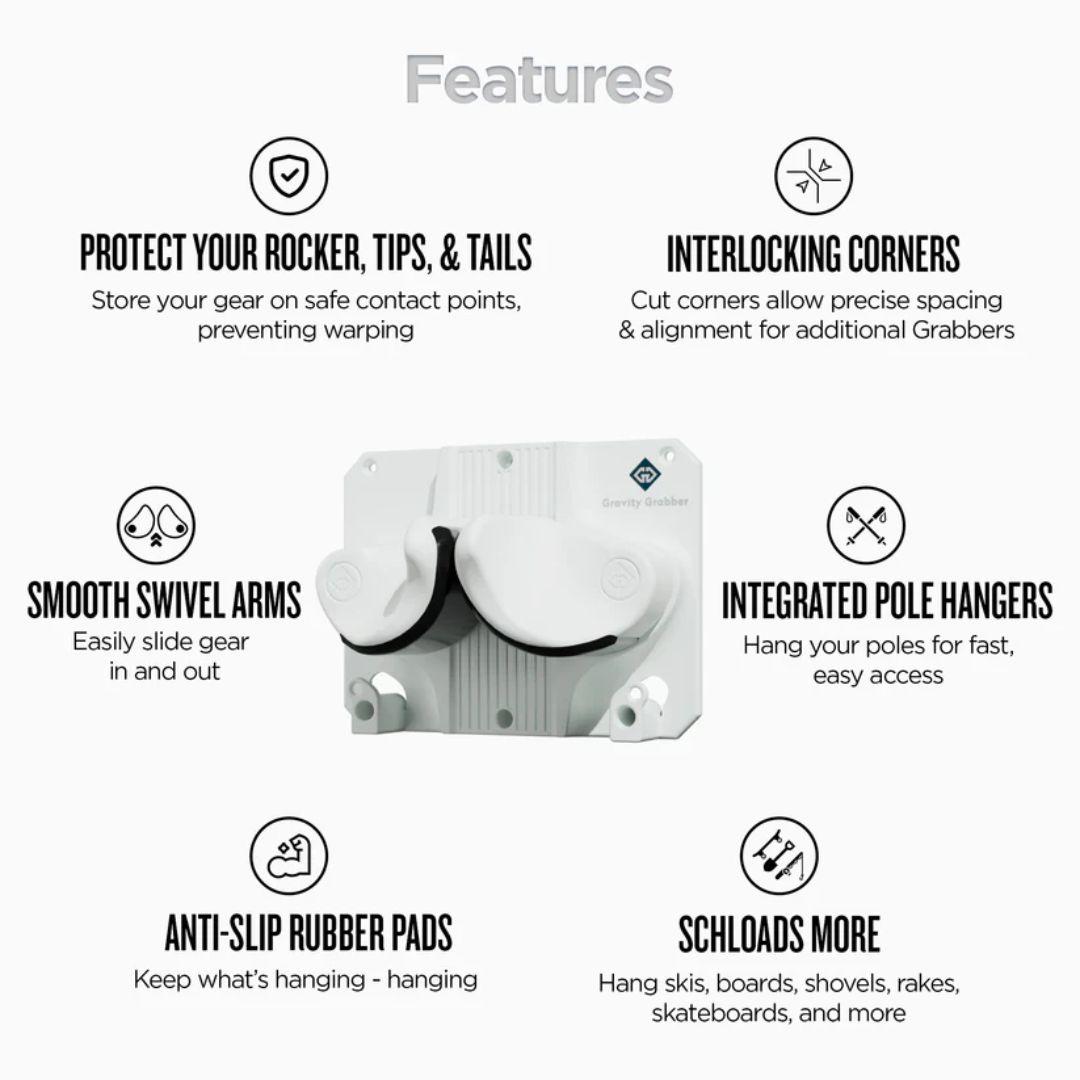 Gravity Grabber - 6 Pack - White